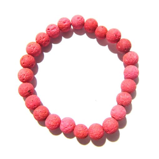 Coloured Lava Gemstone Bracelet 