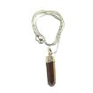 Tiger Eye Pencil Pendant with Chain  