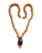 Rudraksha Mala with Black Onyx Pendant