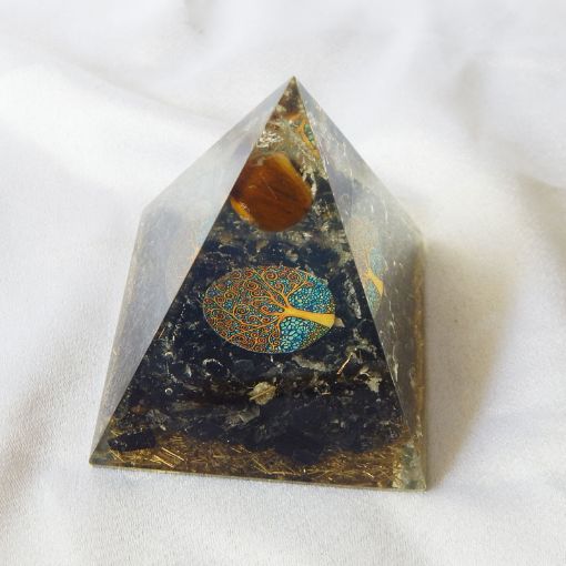 Picture of Orgone/Orgonite Pyramid : Money Magnet Pyramid 