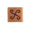 Vastu Copper Spiral Block - Spiral Swastika